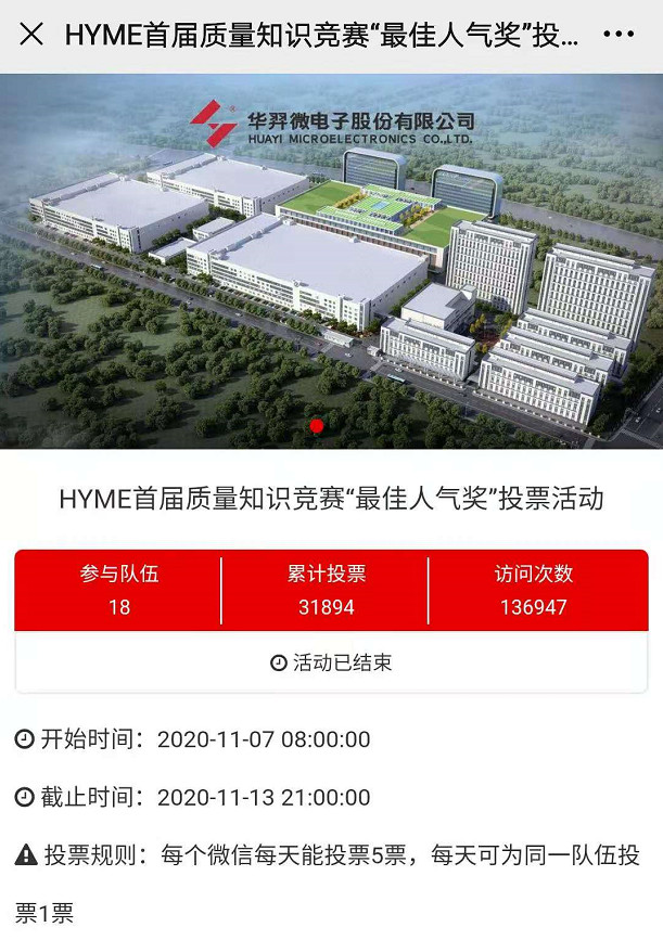 IM电竞微电举办首届质量知识竞赛